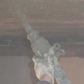 De betonherstellingen werden uitgevoerd door middel van spuitmethode. De betonherstellingen werden uitgevoerd door middel van spuitmethode.
