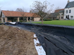 HDPE-folie leggen HDPE-folie leggen